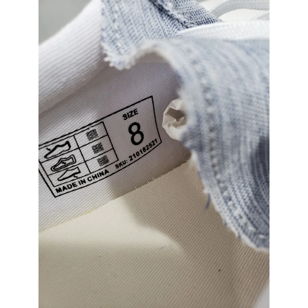 NEW Men's size 8 - DROPE Mike Slip On Shoes Chambray Blue Boat Nautical Prep Dad